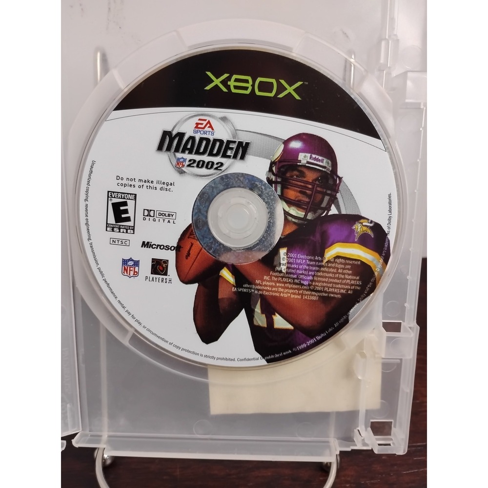 Microsoft Xbox 360 Live Game EA Sports Madden NFL 2002